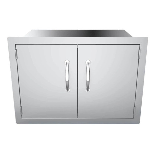 Sunstone-Grill-Classic-Series-30-Inch-Stainless-Steel-Flush-Mount-Double-Door-Dry-Storage-Pantry-Cabinet