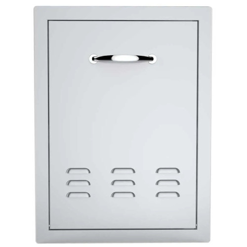 Sunstone Grills Classic Series 20-Inch Stainless Steel Vented Tilt-Out Propane Tank Bin-Front-View