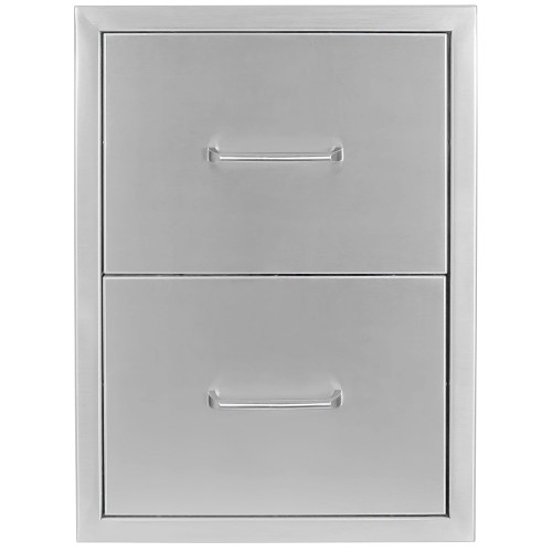Wildfire-16-Inch-304-Stainless-Steel-Double-Access-Drawer-Front