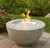 Cove 29 Inch Round GFRC Natural Gas Fire Bowl in Natural Gray by The Outdoor GreatRoom Company (Ships As Propane w/ Natural Gas Conversion Kit)