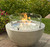 Cove 29 Inch Round GFRC Natural Gas Fire Bowl in Natural Gray by The Outdoor GreatRoom Company (Ships As Propane w/ Natural Gas Conversion Kit)