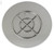 American Fire Products 30" Round Stainless Steel Flat Pan With 18" Fire Ring - SS-RFP-30-ASBL