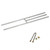 American Fire Products 48" x 8" Stainless Steel H-Style Burner - Natural Gas - SS-H-48