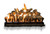 Arizona Weathered Oak Charred Jumbo Vented Gas Logs - Natural Gas by Grand Canyon Gas Logs-JUMBOAWOC72LOGS