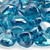 American Fire Glass Powder Blue Luster Zircon - ZIR-PWDBLLST-10