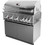 Whistler 5-Burner 104 x 28-Inch Gas Grill Island with Infrared Rear Burner, Double Side Burner, and Rotisserie Kit