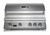 Whistler 4-Burner 132 x 61-Inch Gas Grill Island with 90-Degree Corner, Infrared Rear Burner, Refrigerator, Double Side Burner, and Rotisserie Kit