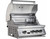 Whistler 28-Inch 3-Burner Built-In Gas Grill With Rear Infrared Burner, Grill Lights, Rotisserie Kit & Cover