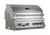 Whistler 34-Inch 4-Burner Built-In Gas Grill With Rear Infrared Burner, Grill Lights, Rotisserie Kit & Cover