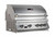 Whistler 34-Inch 4-Burner Gas Grill on Stainless Steel Cabinet with Rear Infrared Burner, Grill Lights, Rotisserie Kit & Cover