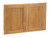 Pacific Teak Millworks 34-Inch Shaker Panel Teak Wood Double Access Door - AD2-34S