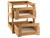 Pacific Teak Millworks 18-Inch Shaker Panel Teak Wood Double Drawer - UD2V-18S