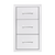 TrueFlame 17-Inch Triple Drawer - TF-DR3-17-A
