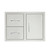 TrueFlame 30-Inch 2-Drawer and Access Door Combo w/Hidden Hinge - TF-DC2-30-A