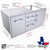 Sunstone Signature Series 36-Inch Stainless Steel Beveled Frame Double Access Drawer and Double Door Combo