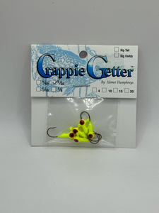 Jighead Chartreuse Red Eye 1/32 oz 3202