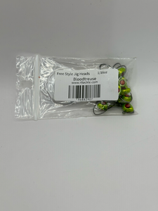 Free style 3D eyes 1/16 Jig Head Bloodtr