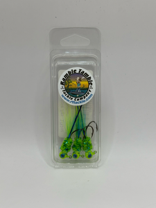 Crappie Jig 1/32 3D eyes Soggy Bottom