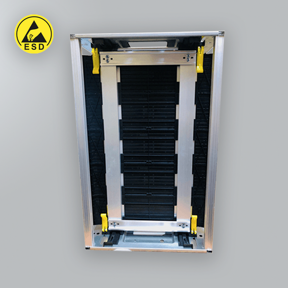 PCB Magazine Rack ESD front