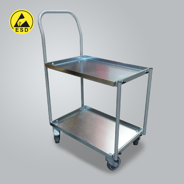 Double ESD Trolley Cart