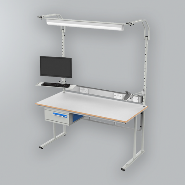 MDF C.L. Workstation with accessory