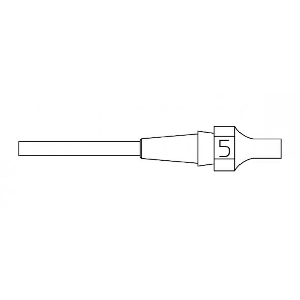 XDSL5 - Nozzle - Inner Ø 1,8 mm Outer Ø 3,3 mm Nozzle Length 10,5 mm