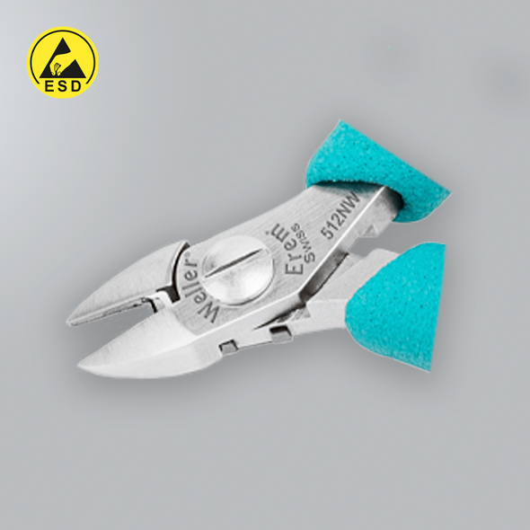 Erem 512NW - Oval Head Side Cutter - Semi Flush inc Safety Device for Wire Scraps ESD (E-512NW)