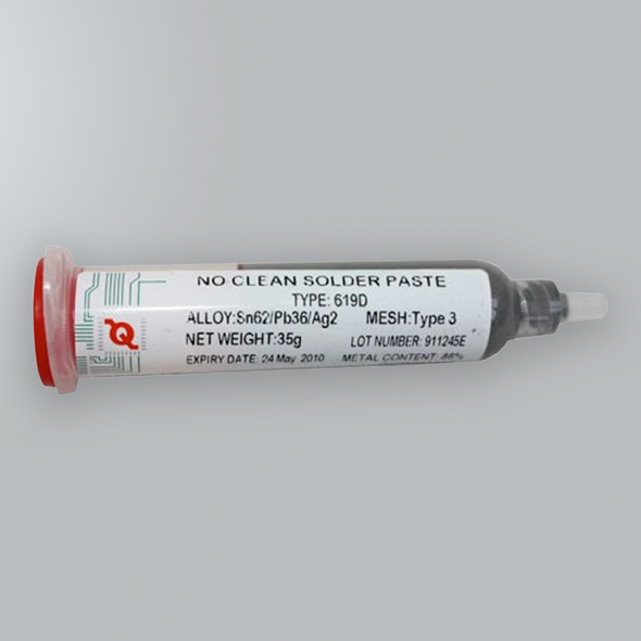 Qualitek 619D No Clean Dispensing Solder Paste 