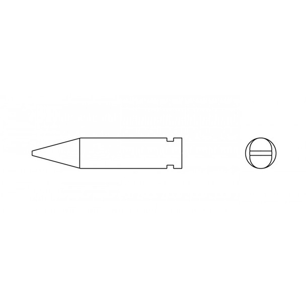 XH D - Chisel tip - 4.0 mm / 0.8 mm / 27 mm