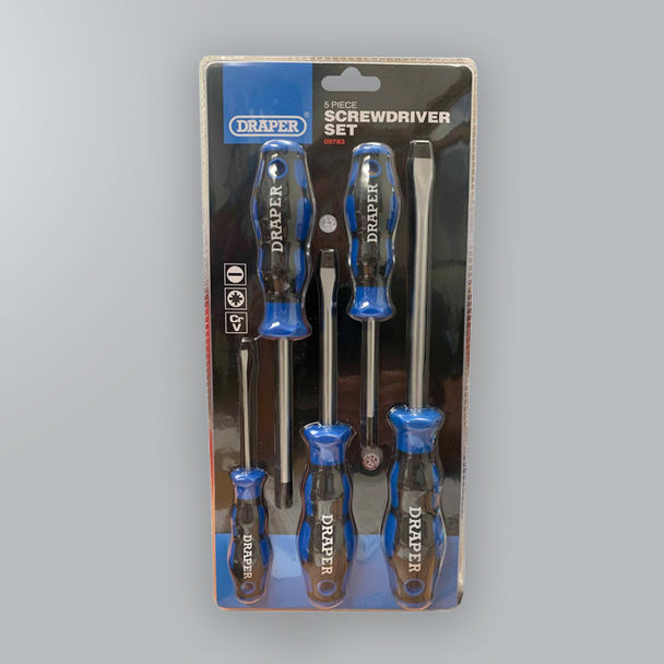 Soft Grip Screwdriver SET (5 Piece) Packaging