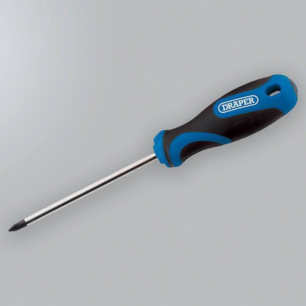 Soft Grip Slotted Screwdriver- PH2 x 100mm (266-266)