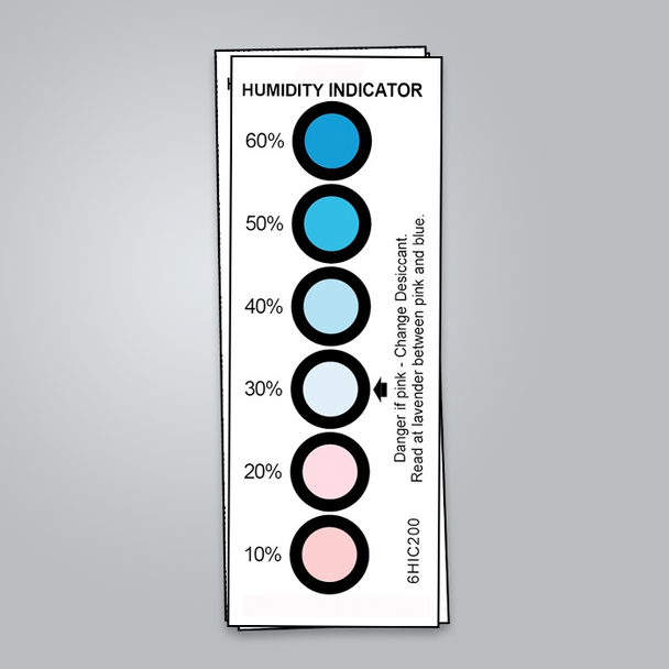 6 Spot Humidity Indicator Cards (101-000)