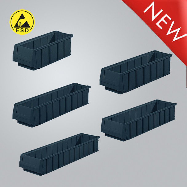 ESD CLOSED Front Stackable Picking bins