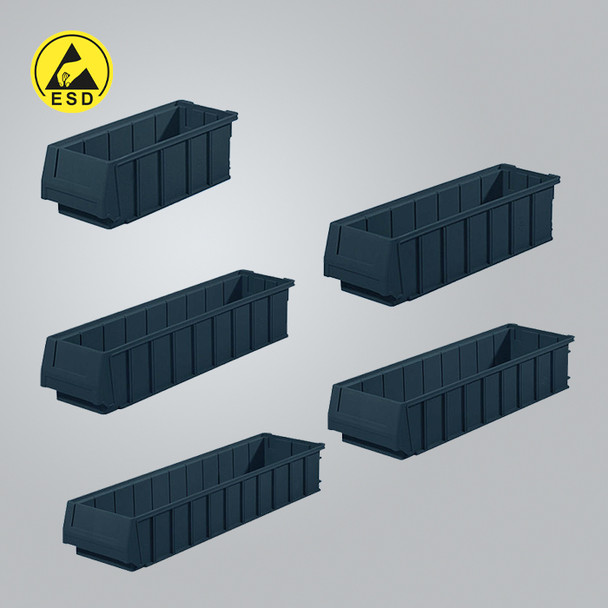 ESD CLOSED Front Stackable Picking bins