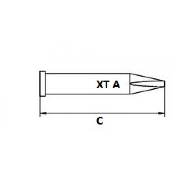 XTA - Chisel tip - 1.6 mm