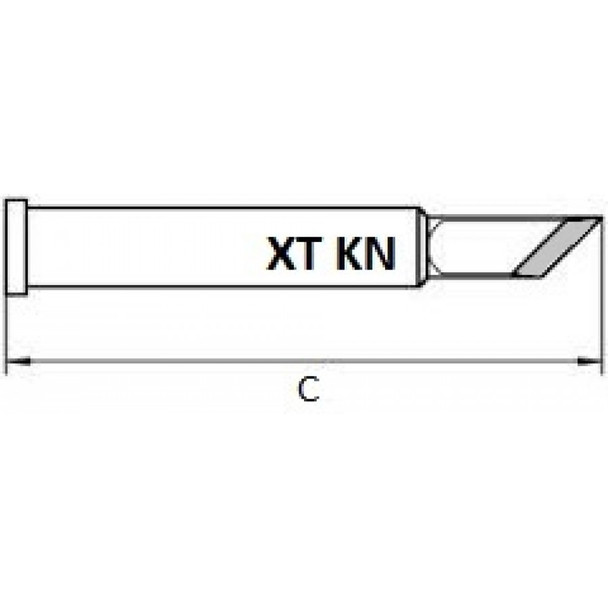 XTKN - Knife tip 60°