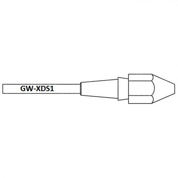 XDS1 - Nozzle - Inner Ø 1,4 mm Outer Ø 2,5 mm Nozzle Length 10,5 mm