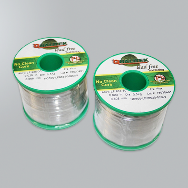 Qualitek No Clean NC600 Lead Free Solder Wire SAC305 500g Reel