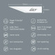 Slice Craft Blades (Straight Edge, Pointed Tip) - Description