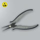 Long Needle-Nose Plier - Serrated ESD