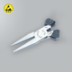 PS-04 Miniature Flat Nose Pliers ESD (201-304)