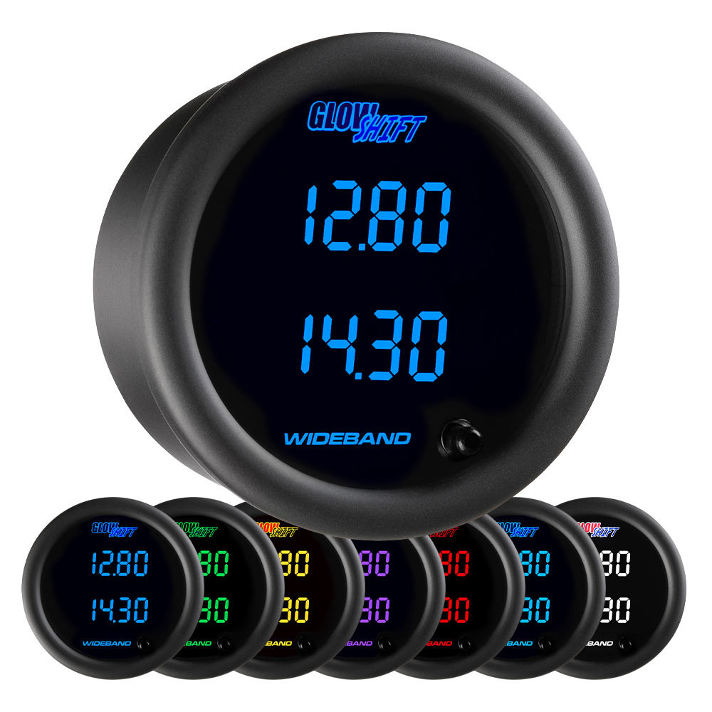GlowShift Wideband Air/Fuel Ratio Gauges