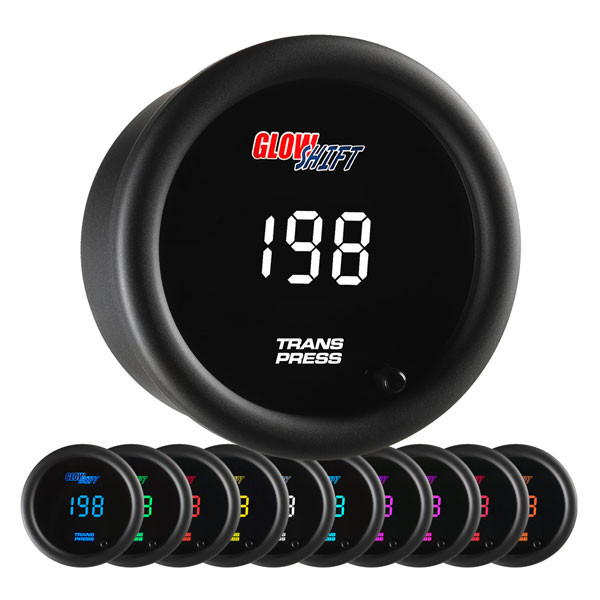 GlowShift 10 Color Digital Transmission Pressure Gauge