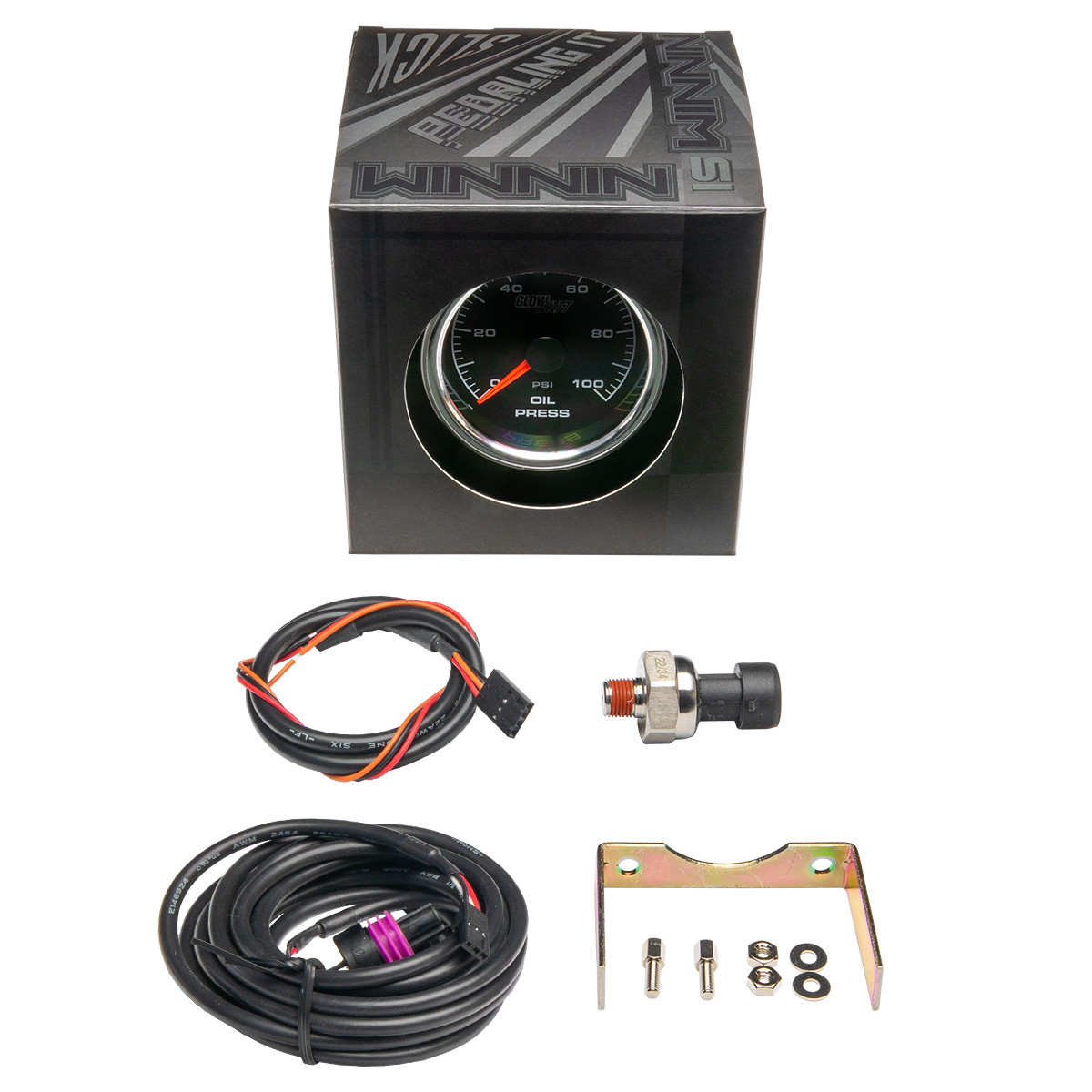 GlowShift 10 Color Digital Dual Pressure Gauge - Boost, Oil PSI - Foto 6