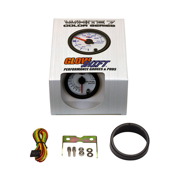GlowShift White 7 Color Narrowband Air Fuel Ratio Gauge