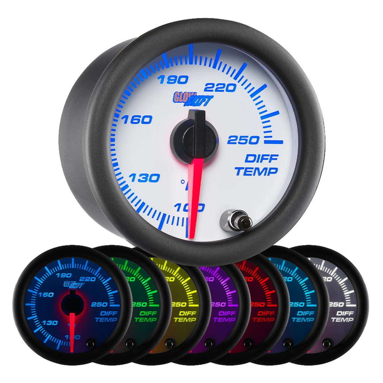 GlowShift  10 Color Digital Ambient Air Temperature Gauge