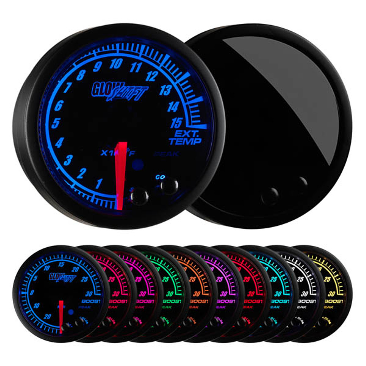 Elite 10 Color 1500° F Pyrometer EGT Gauge