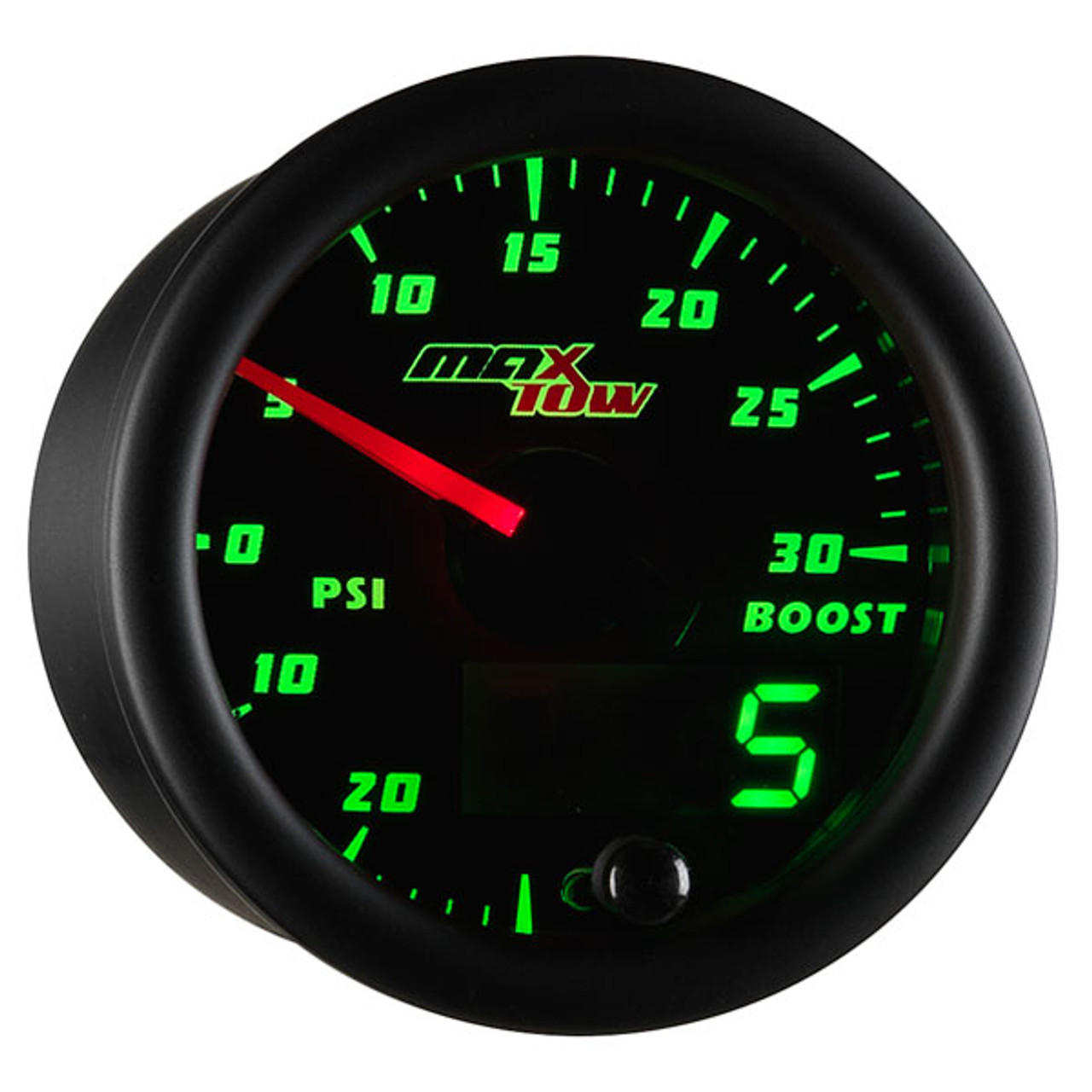 Black & Green MaxTow Ambient Air Temperature Gauge