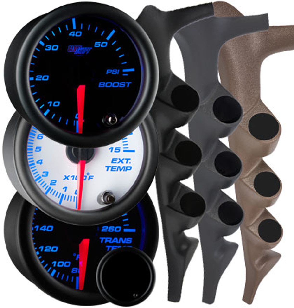 96 f350 turbo boost gauge kit sender