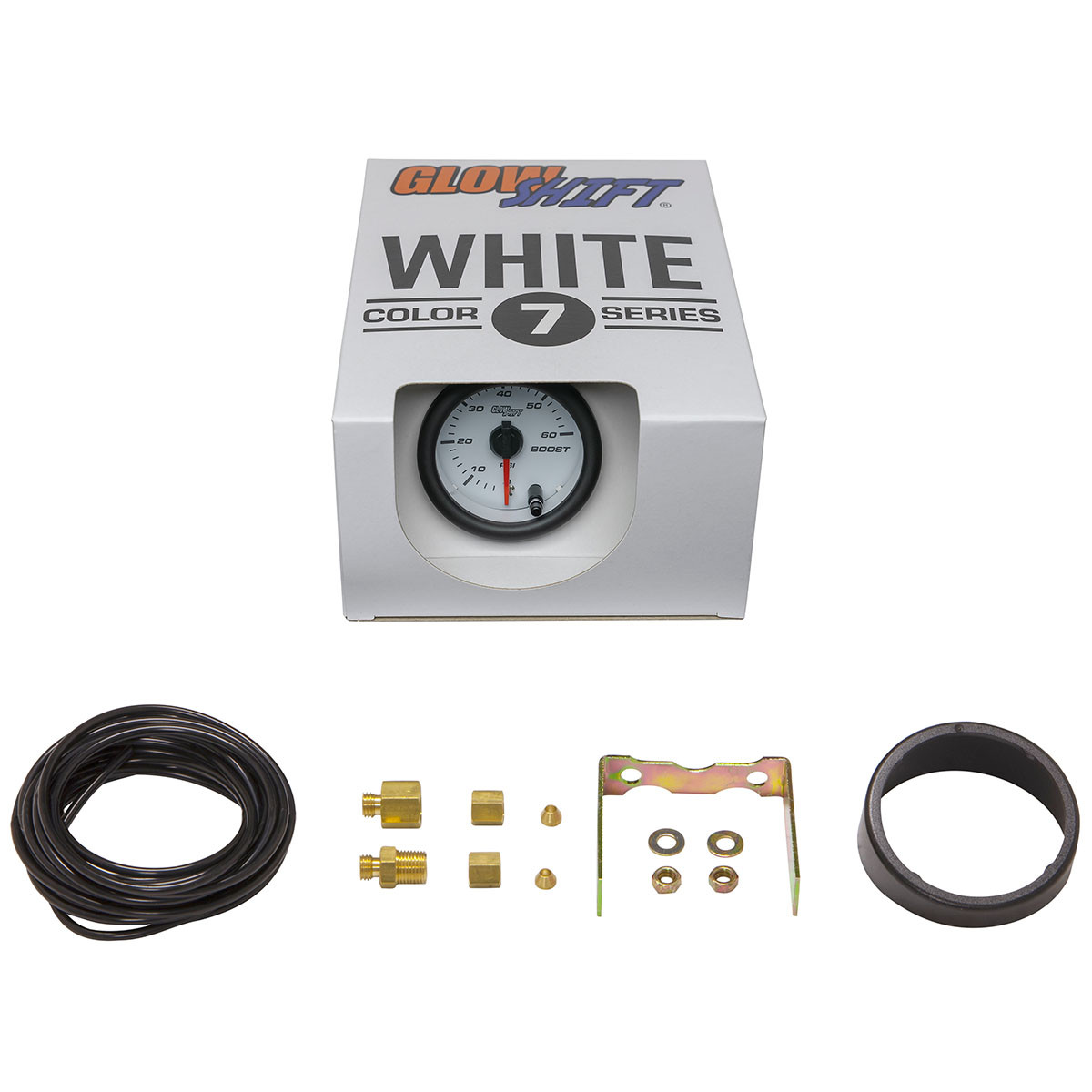 Universele Turbo Meter 60 Mm – 3.0 BAR, 12V, LED Tweekleurig, Geschikt Voor Getunede Voertuigen